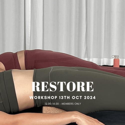 Restorativ yoga workshop